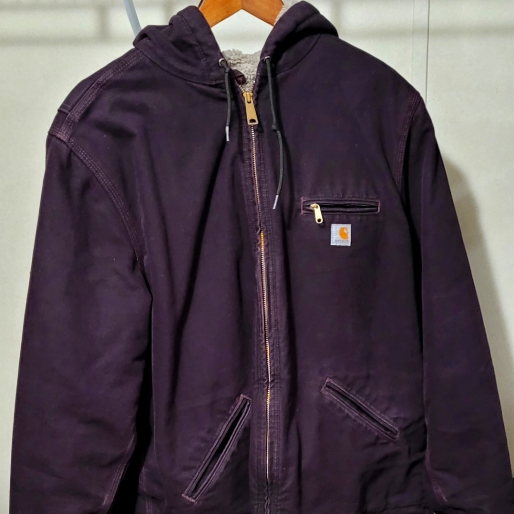 Sherpa lined carhart coat